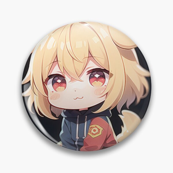 Item preview, A Beautiful Cute Chibi Dog Boy Sticker Very Kawaii designed and sold by HikariAtelier.