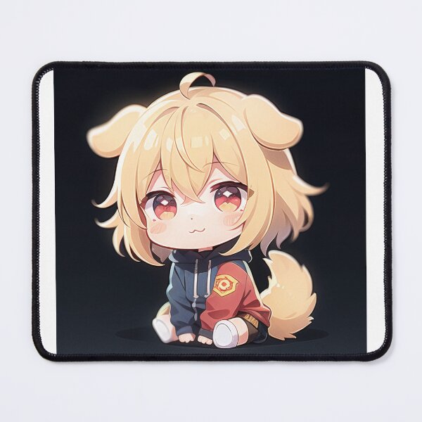 Item preview, A Beautiful Cute Chibi Dog Boy Sticker Very Kawaii designed and sold by HikariAtelier.