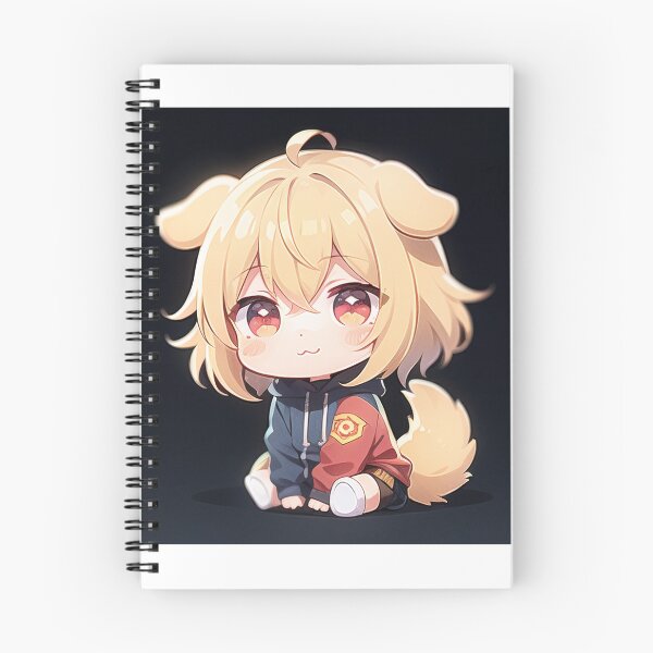 Item preview, A Beautiful Cute Chibi Dog Boy Sticker Very Kawaii designed and sold by HikariAtelier.