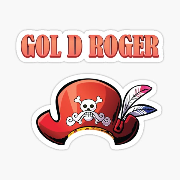 Gol D. Roger Sticker by Joaks - Fine Art America