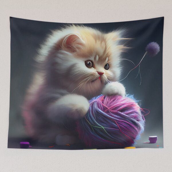 Item preview, Fluffy Kitten #10 designed and sold by Carmillai.