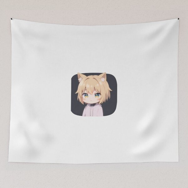 Item preview, A Beautiful Cute Chibi Dog Boy Sticker Very Kawaii designed and sold by HikariAtelier.