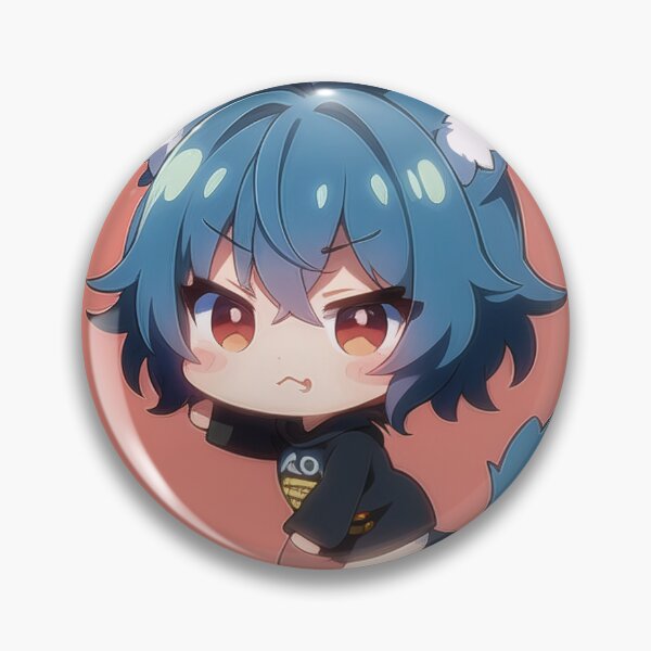 Item preview, A Beautiful Cute Chibi Dog Boy Sticker Very Kawaii designed and sold by HikariAtelier.