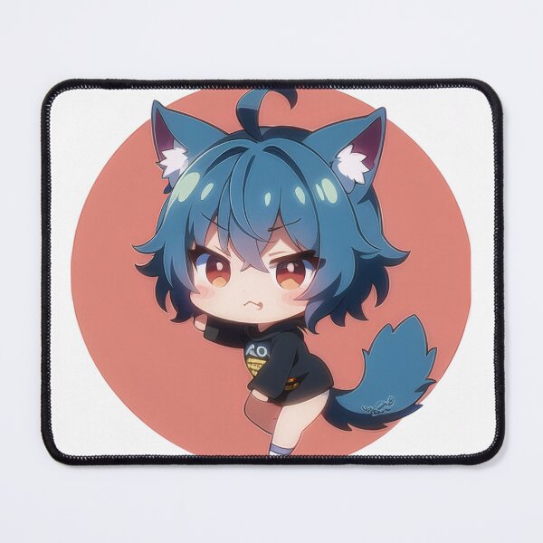 Item preview, A Beautiful Cute Chibi Dog Boy Sticker Very Kawaii designed and sold by HikariAtelier.