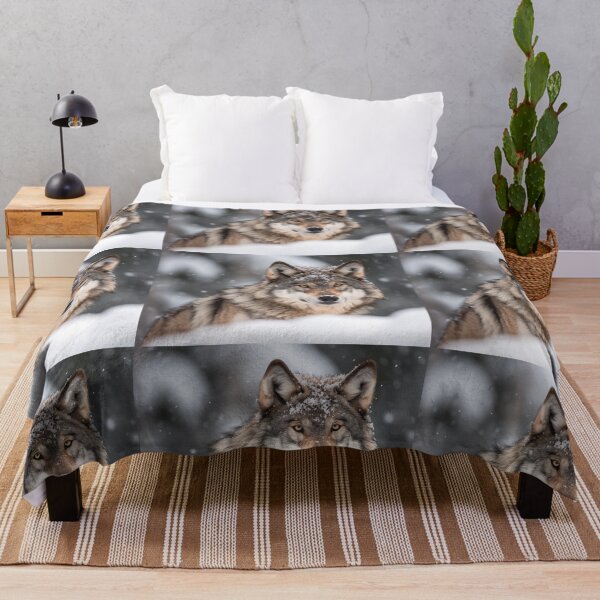 Item preview, Gray Wolf In The Snow designed and sold by Richard Montag.