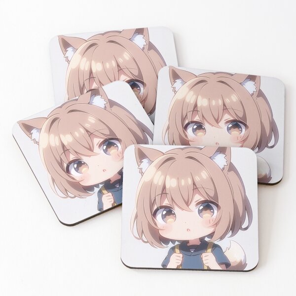 Item preview, A Beautiful Cute Chibi Dog Boy Sticker Very Kawaii designed and sold by HikariAtelier.