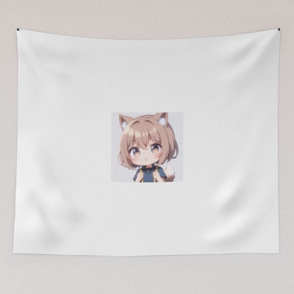 Item preview, A Beautiful Cute Chibi Dog Boy Sticker Very Kawaii designed and sold by HikariAtelier.