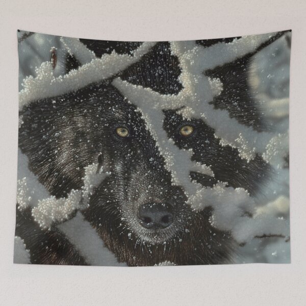 Item preview, Winter Black Wolf designed and sold by Collin Bogle.