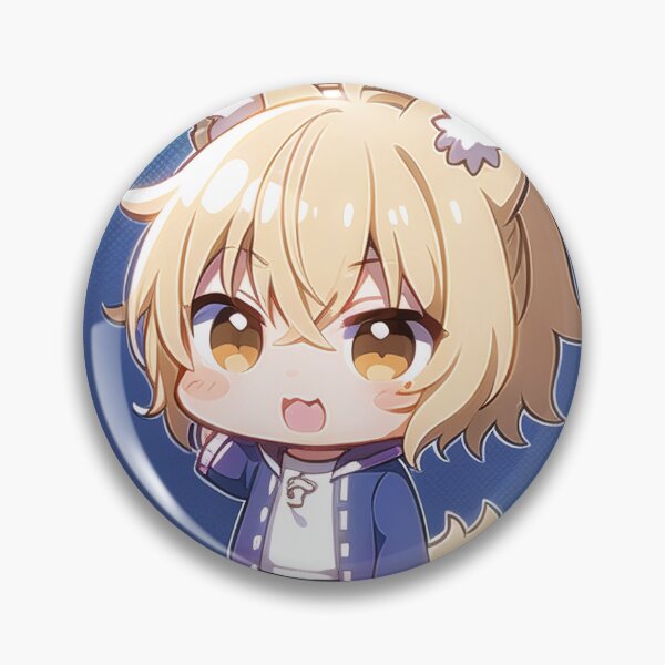 Item preview, A Beautiful Cute Chibi Dog Boy Sticker Very Kawaii designed and sold by HikariAtelier.