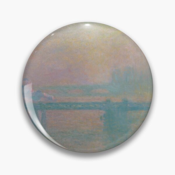 Item preview, Charing Cross Bridge London Monet Impressionist Painting designed and sold by VintageArchive.