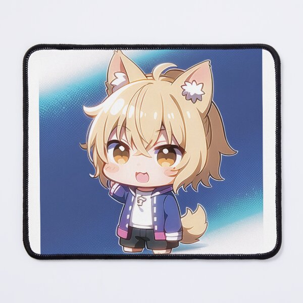 Item preview, A Beautiful Cute Chibi Dog Boy Sticker Very Kawaii designed and sold by HikariAtelier.