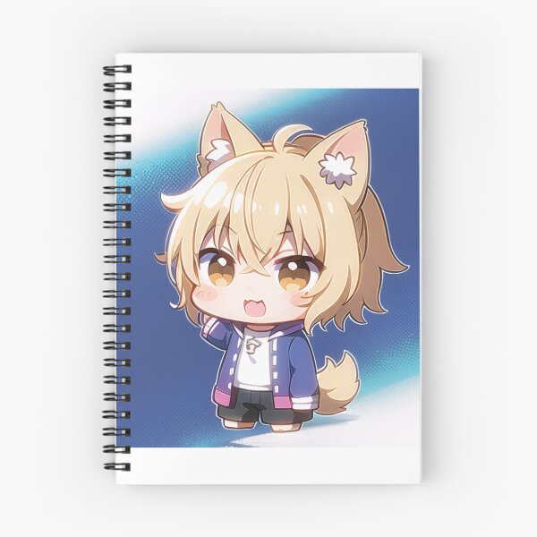 Item preview, A Beautiful Cute Chibi Dog Boy Sticker Very Kawaii designed and sold by HikariAtelier.