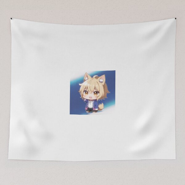 Item preview, A Beautiful Cute Chibi Dog Boy Sticker Very Kawaii designed and sold by HikariAtelier.