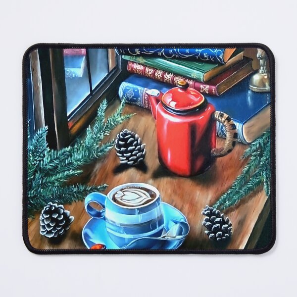 Item preview, Cozy corner oil painting  designed and sold by ArtbyTreva.