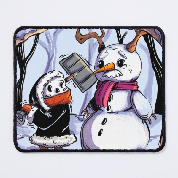 Item preview, Grimm Reaper and Nervous Snowman designed and sold by YazminCityArts.