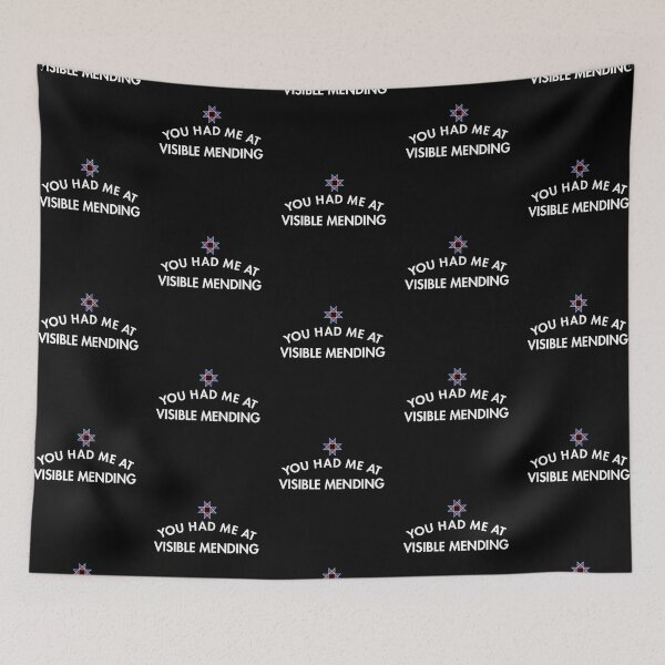 Item preview, You Had Me At Visible Mending designed and sold by twHistory.