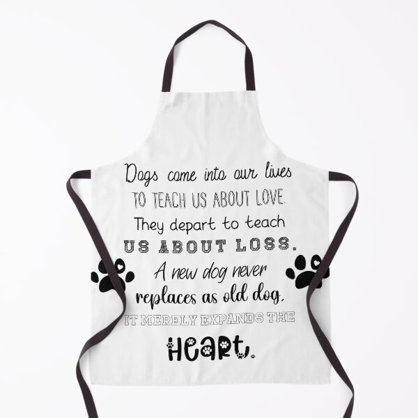 Item preview, "Dogs teach us about love" - beautiful quote about dogs designed and sold by Jenson Major.