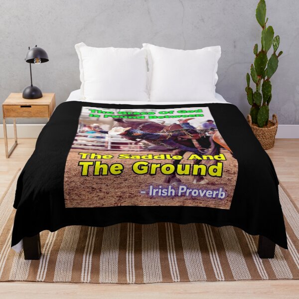 Item preview, Irish Proverb - The Grace Of God Is Found Between The Saddle And The Ground designed and sold by IrishProverbs.