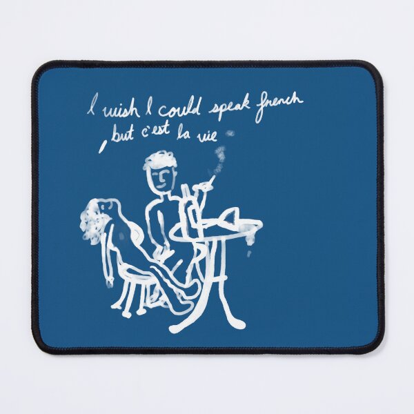 Item preview, French Couple Having Drinks designed and sold by StateOfDaisy.