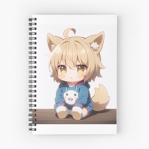 Item preview, A Beautiful Cute Chibi Dog Boy Sticker Very Kawaii designed and sold by HikariAtelier.