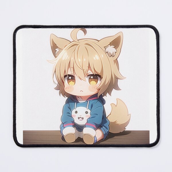 Item preview, A Beautiful Cute Chibi Dog Boy Sticker Very Kawaii designed and sold by HikariAtelier.