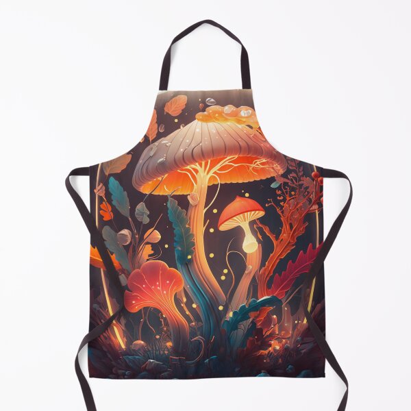 Item preview, Crystal Caverns: A Fantasy World of Glowing Mushrooms with a Jellyfish Kind of Vibe designed and sold by mysticsubs.