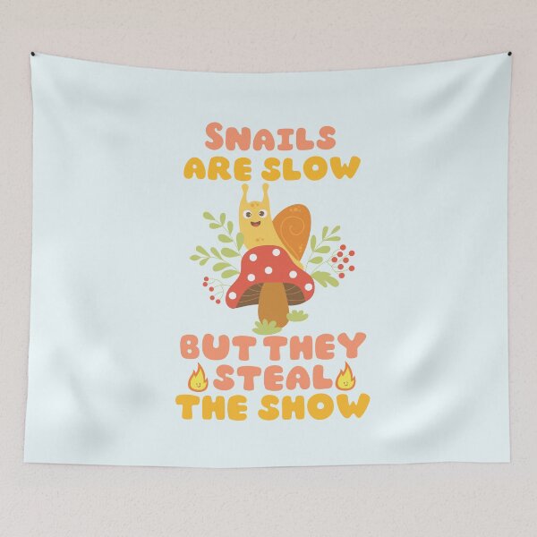 Item preview, Cute Snail On a Mushroom designed and sold by TrippyHistory.