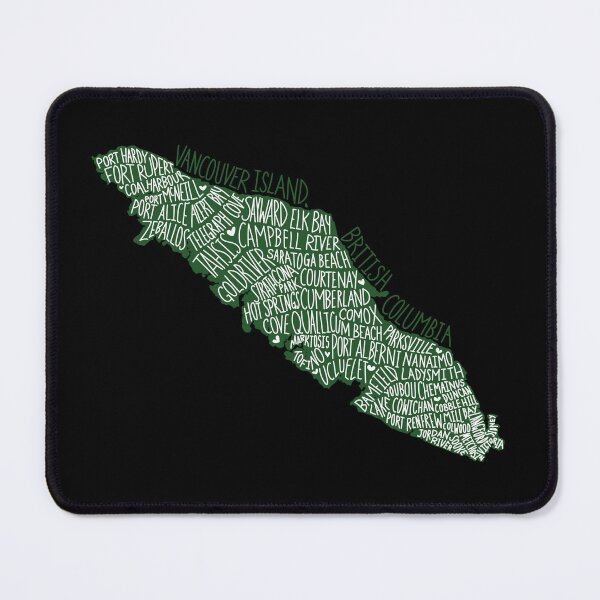 Item preview, Vancouver Island Cities - Green designed and sold by Wild Coast Creative.