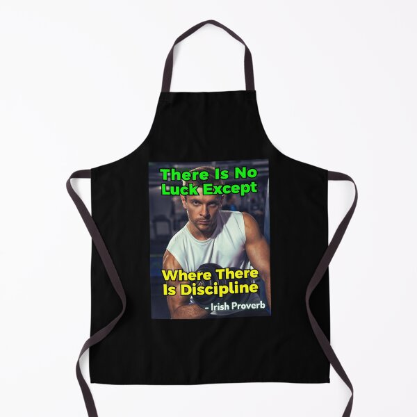 Item preview, Irish Proverb - There Is No Luck Except Where There Is Discipline designed and sold by IrishProverbs.