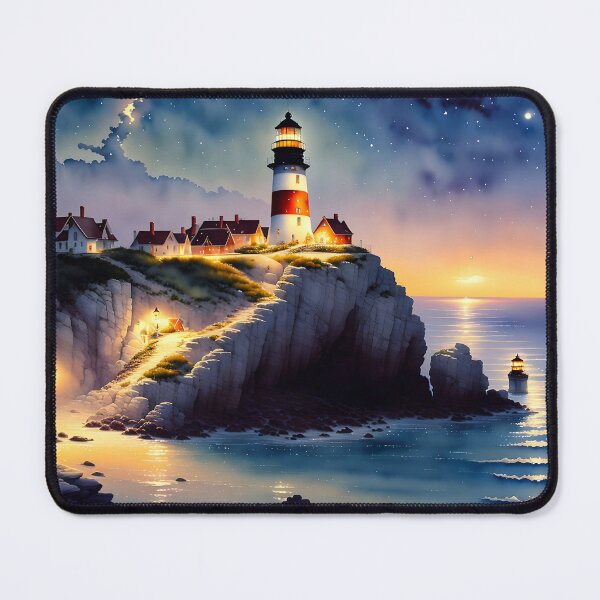 Item preview, Town On a Cliff Digital Art designed and sold by ArtsyWishesShop.