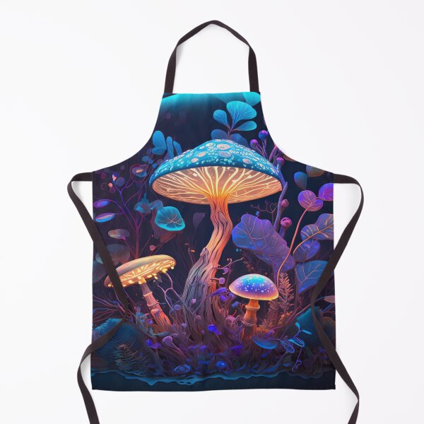Item preview, A Fantasy World of Glowing Mushrooms with a Jellyfish Kind of Vibe designed and sold by mysticsubs.