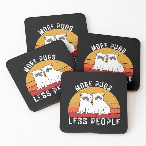 Item preview, More Pugs Less People designed and sold by tw2us.