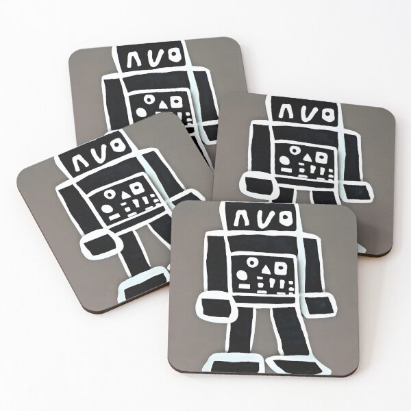 Aperçu de l'œuvre Des robots à la manière d'A.R. Penck créée et vendue par CRAFTER-MEDIA.