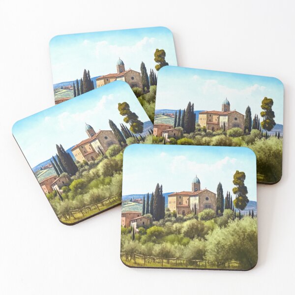 Artikelvorschau, Magnificent Tuscany landscape oil painting entworfen und verkauft von mliotard.