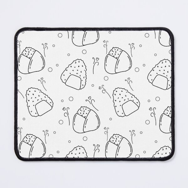 Item preview, Onigiri rice balls doodle pattern designed and sold by SoykAart.