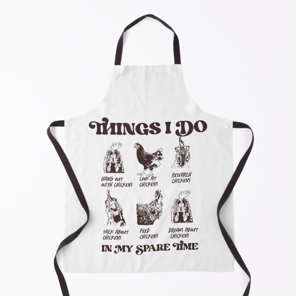 Item preview, Chicken Lover Gift Funny Chicken Mom Things I Do In My Spare Time designed and sold by BronikowskiART.