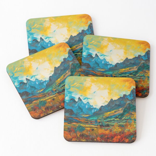Item preview, vintage-inspired collages that blended retro landscapes with surreal elements designed and sold by Midnight Kadama Studio.