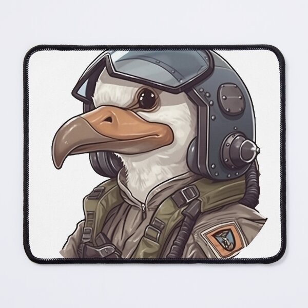 Item preview, Goose Fighter Pilot #1 designed and sold by ArtifiedDigital.