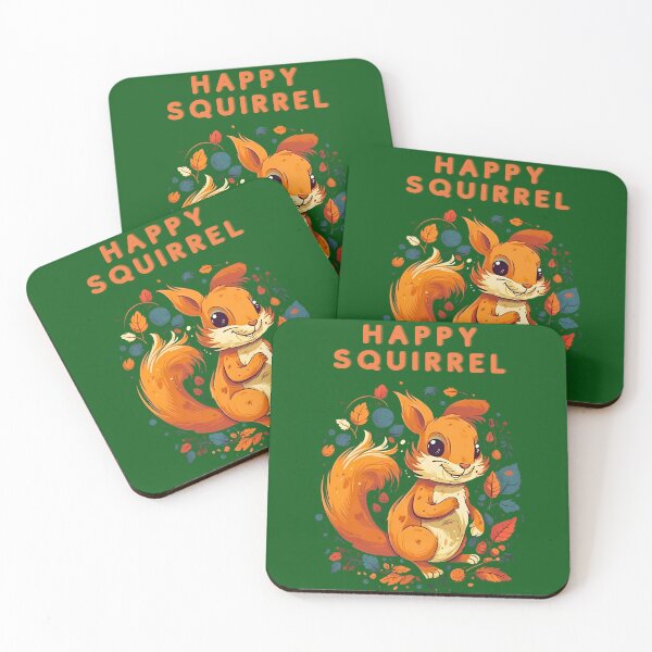 Item preview, Happy Squirrel Funny Little designed and sold by michallaga.