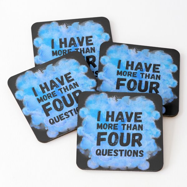 Item preview, I have more than four questions | funny passover seder designed and sold by Erry-ewell.