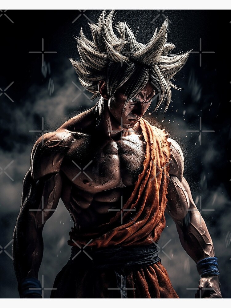 Goku mastered U I realistic fan art Premium Matte Vertical Poster sold ...