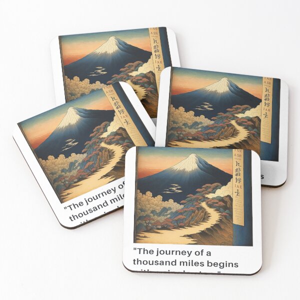 Item preview, Lao Tzu Quote | Illustration Hokusai style designed and sold by CremisArt.