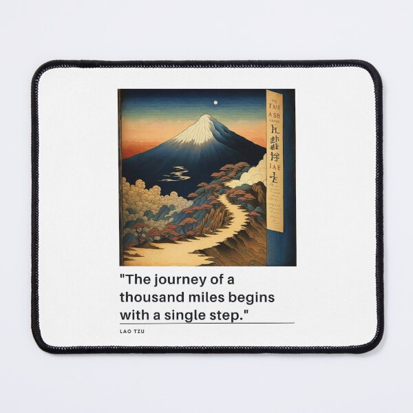 Item preview, Lao Tzu Quote | Illustration Hokusai style designed and sold by CremisArt.