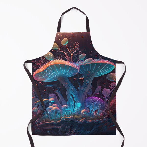 Item preview, A Fantasy World of Glowing Mushrooms with a Jellyfish Kind of Vibe designed and sold by mysticsubs.