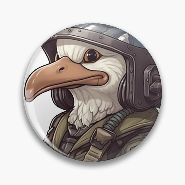 Item preview, Goose Fighter Pilot #2 designed and sold by ArtifiedDigital.