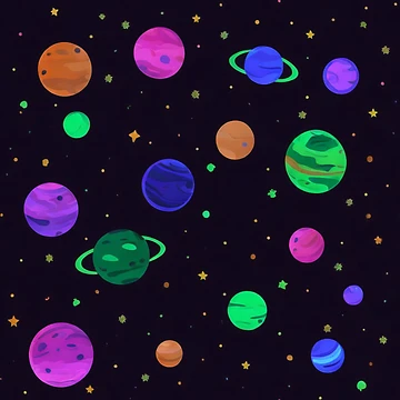 Artwork thumbnail, Interplanetary Exploration (pattern) by RADRussell