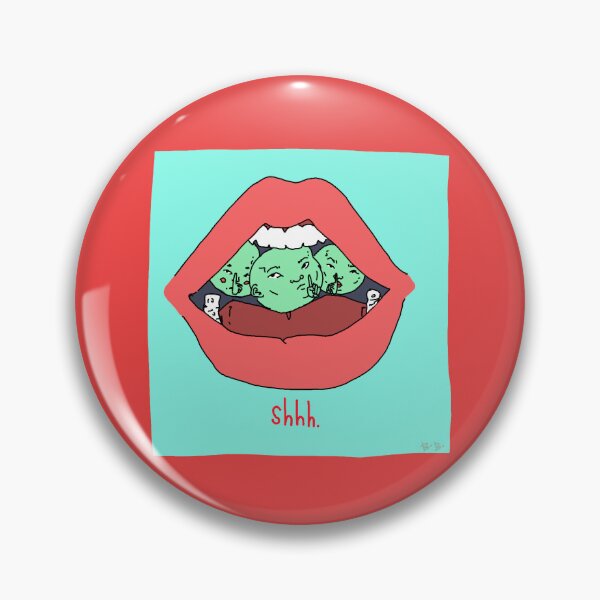 Item preview, "Shhh." designed and sold by BluSquishyArt.