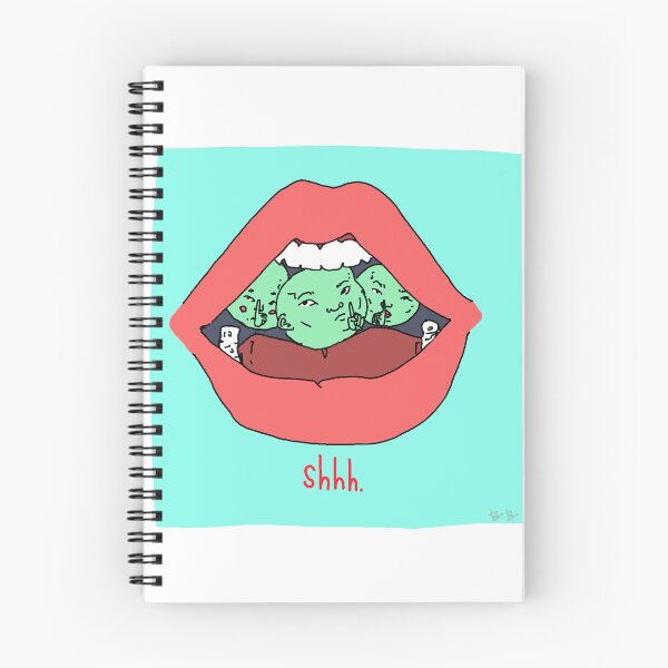 Item preview, "Shhh." designed and sold by BluSquishyArt.