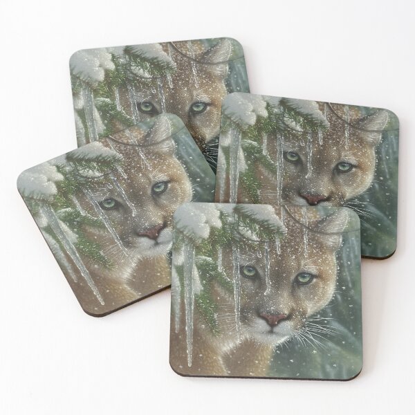 Item preview, Cougar / Mountain Lion "Frozen" designed and sold by Collin Bogle.