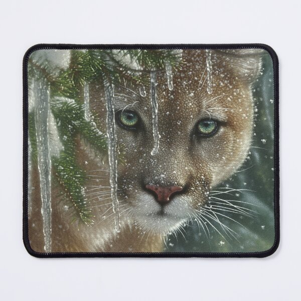 Item preview, Cougar / Mountain Lion "Frozen" designed and sold by Collin Bogle.